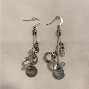 Silver Dangling Earrings